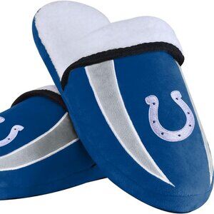 NWT NFL Indianapolis Colts Men's Size Medium 9/10 Team Logo Slippers Slip On